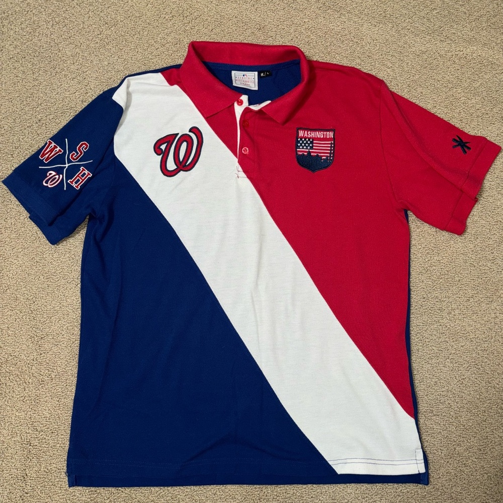 Large Washington Nationals Mlb Polo